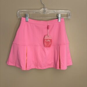 Little Miss Tennis NWT Girls Size Large Pink Skirt Skort